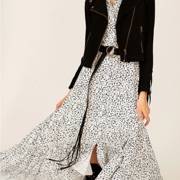 Joyfolie black & white dress XS - Picture 4 of 9